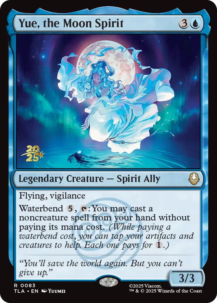 Yue, the Moon Spirit [Avatar: The Last Airbender Prerelease Cards] | Cracking-Singles