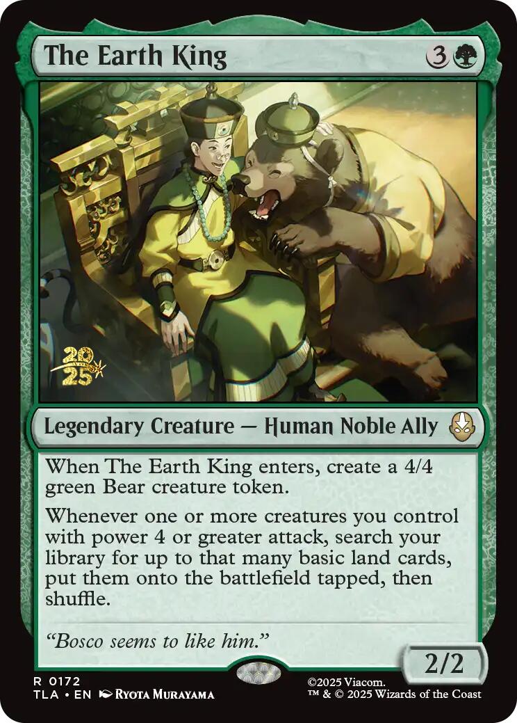 The Earth King [Avatar: The Last Airbender Prerelease Cards] | Cracking-Singles