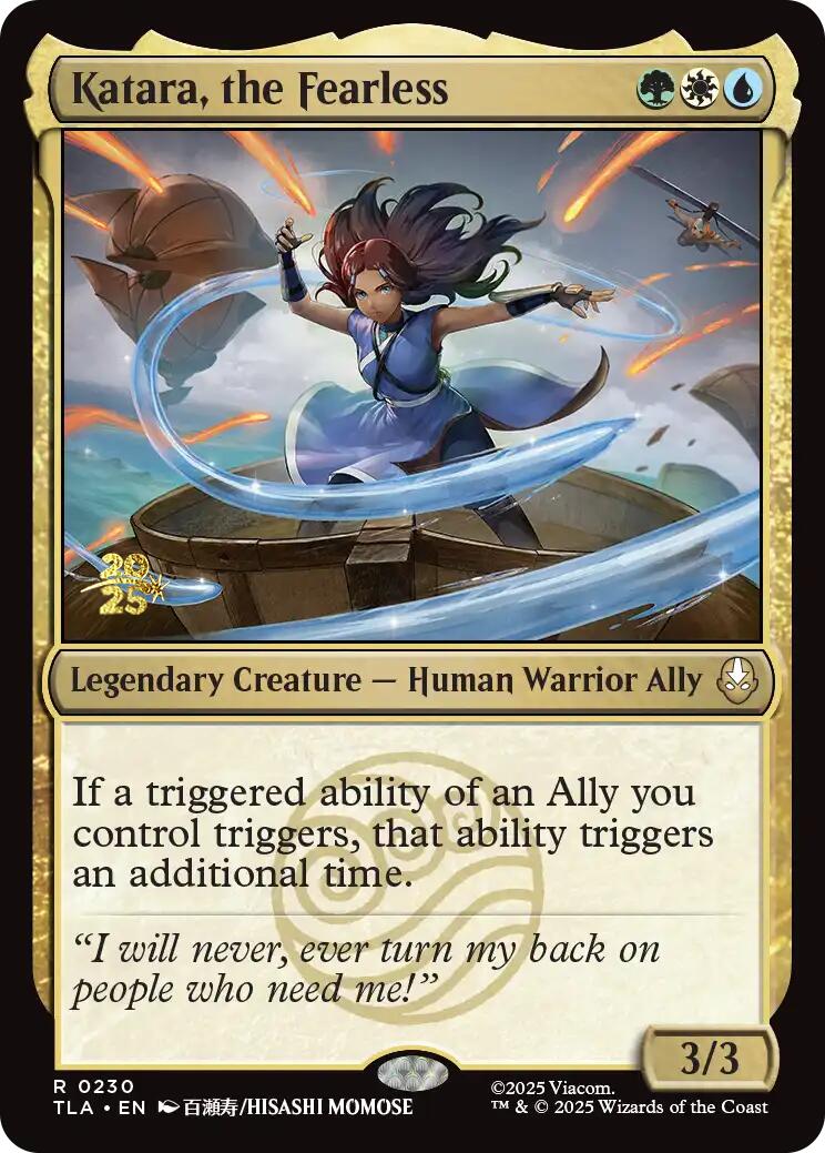 Katara, the Fearless [Avatar: The Last Airbender Prerelease Cards] | Cracking-Singles