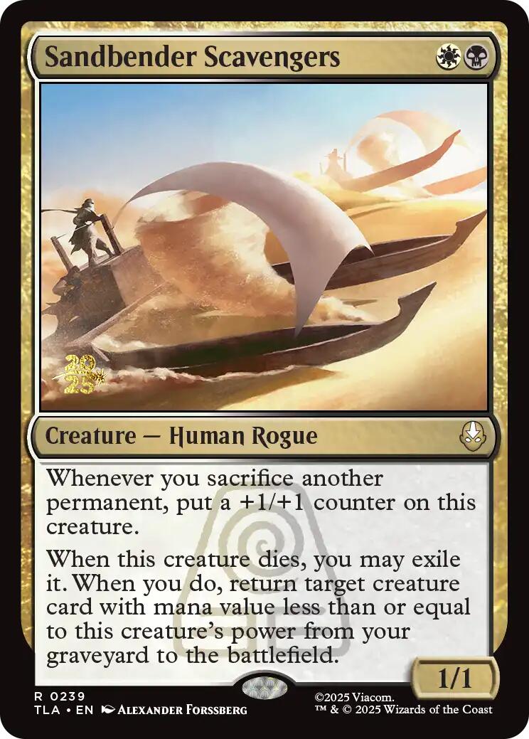 Sandbender Scavengers [Avatar: The Last Airbender Prerelease Cards] | Cracking-Singles