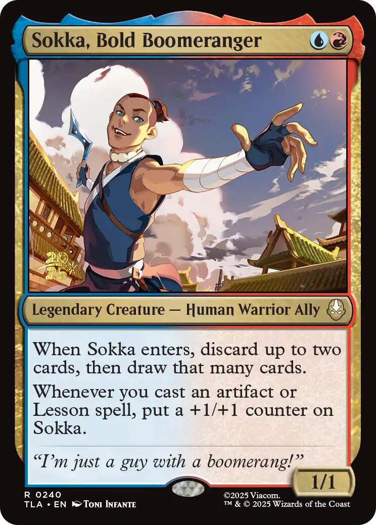 Sokka, Bold Boomeranger [Avatar: The Last Airbender Prerelease Cards] | Cracking-Singles