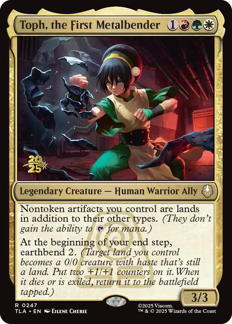 Toph, the First Metalbender [Avatar: The Last Airbender Prerelease Cards] | Cracking-Singles