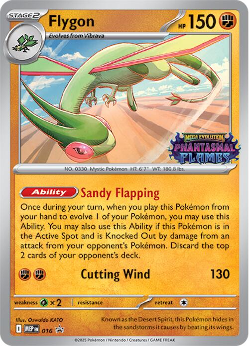 Flygon (016) (Prerelease) [Mega Evolution Promo] | Cracking-Singles