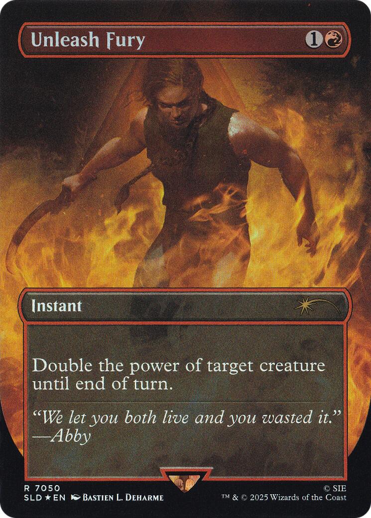Unleash Fury (Rainbow Foil) [Secret Lair Drop Series] | Cracking-Singles