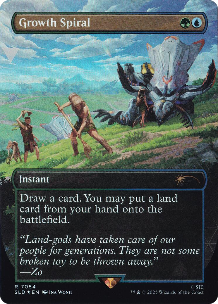 Growth Spiral (Rainbow Foil) [Secret Lair Drop Series] | Cracking-Singles