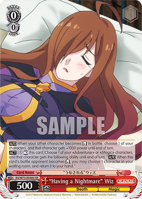 "Having a Nightmare" Wiz (SR) [KONOSUBA -God's blessing on this wonderful world! Re:Edit] | Cracking-Singles