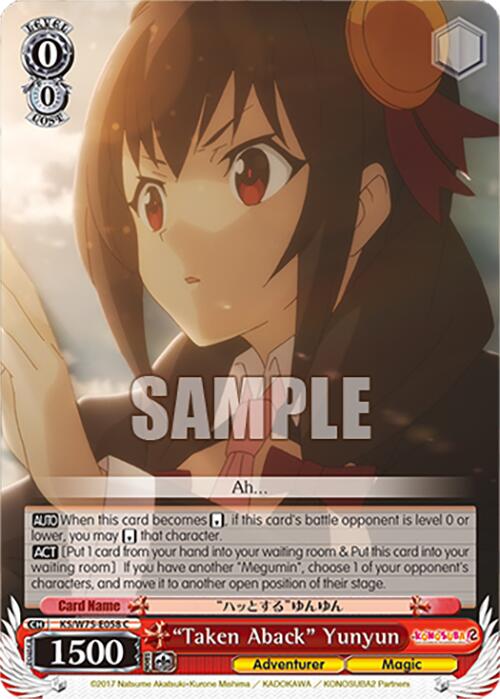 "Taken Aback" Yunyun [KONOSUBA -God's blessing on this wonderful world! Re:Edit] | Cracking-Singles