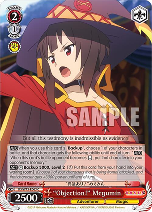 "Objection!" Megumin [KONOSUBA -God's blessing on this wonderful world! Re:Edit] | Cracking-Singles