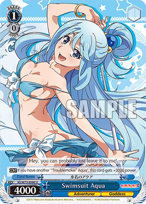 Swimsuit Aqua [KONOSUBA -God's blessing on this wonderful world! Re:Edit] | Cracking-Singles