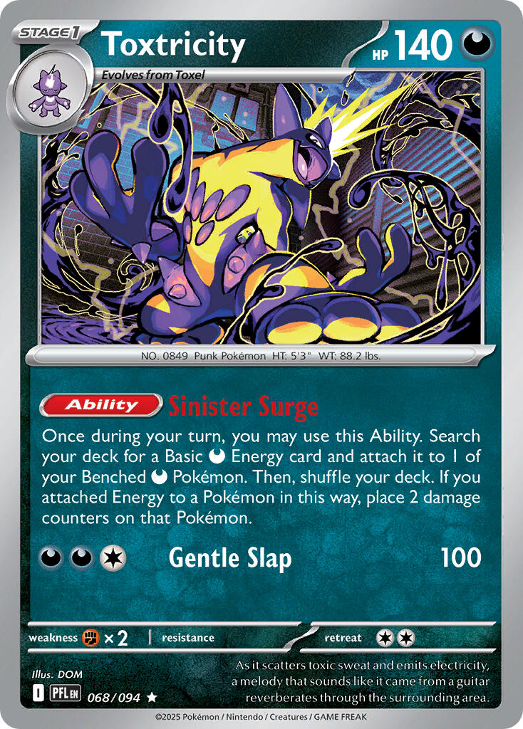 Toxtricity (068/094) (Theme Deck Exclusive) [Mega Evolution: Phantasmal Flames] | Cracking-Singles