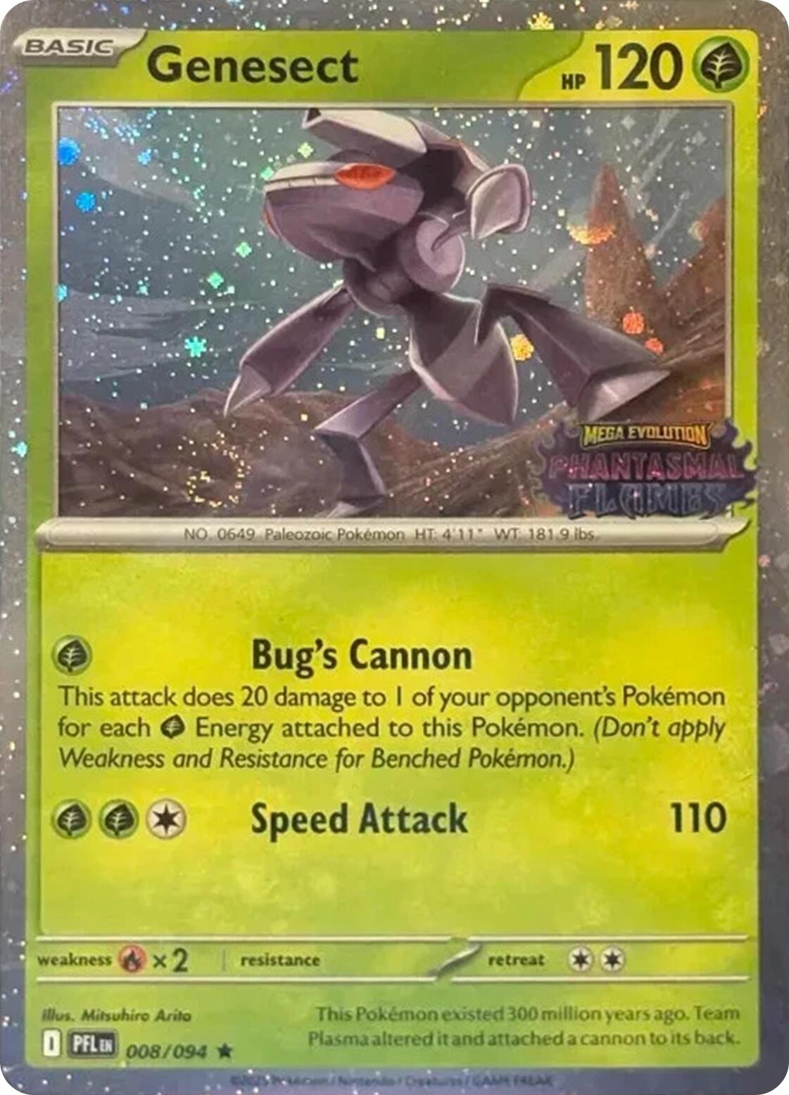 Genesect (008/094) (Cosmos Holo) (Best Buy Exclusive) [Miscellaneous Cards] | Cracking-Singles