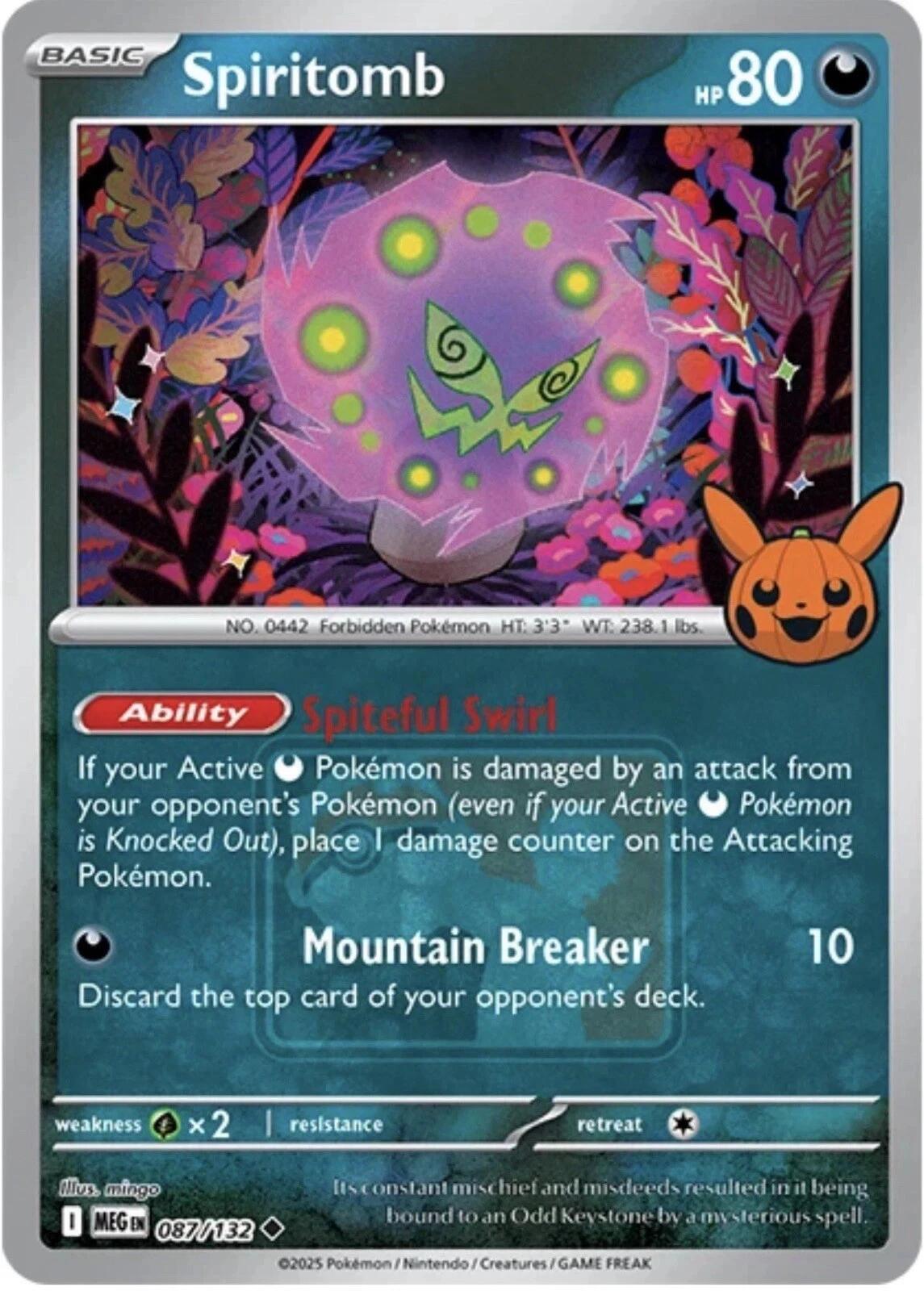 Spiritomb (087/132) (Trick or Trade Stamped) [Miscellaneous Cards] | Cracking-Singles
