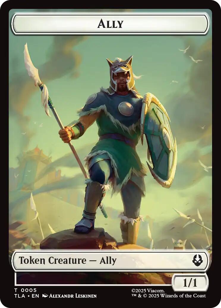 Ally (0005) // Clue (0014) Double-Sided Token [Avatar: The Last Airbender Tokens] | Cracking-Singles