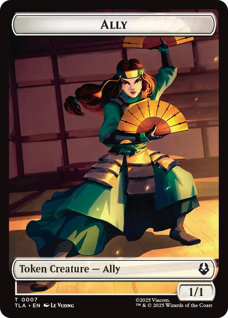 Ally (0007) // Clue (0018) Double-Sided Token [Avatar: The Last Airbender Tokens] | Cracking-Singles