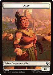Ally (0008) // Clue (0016) Double-Sided Token [Avatar: The Last Airbender Tokens] | Cracking-Singles