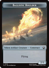 Ballistic Boulder // Soldier (0011) Double-Sided Token [Avatar: The Last Airbender Tokens] | Cracking-Singles