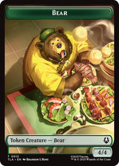 Bear // Food (0020) Double-Sided Token [Avatar: The Last Airbender Tokens] | Cracking-Singles