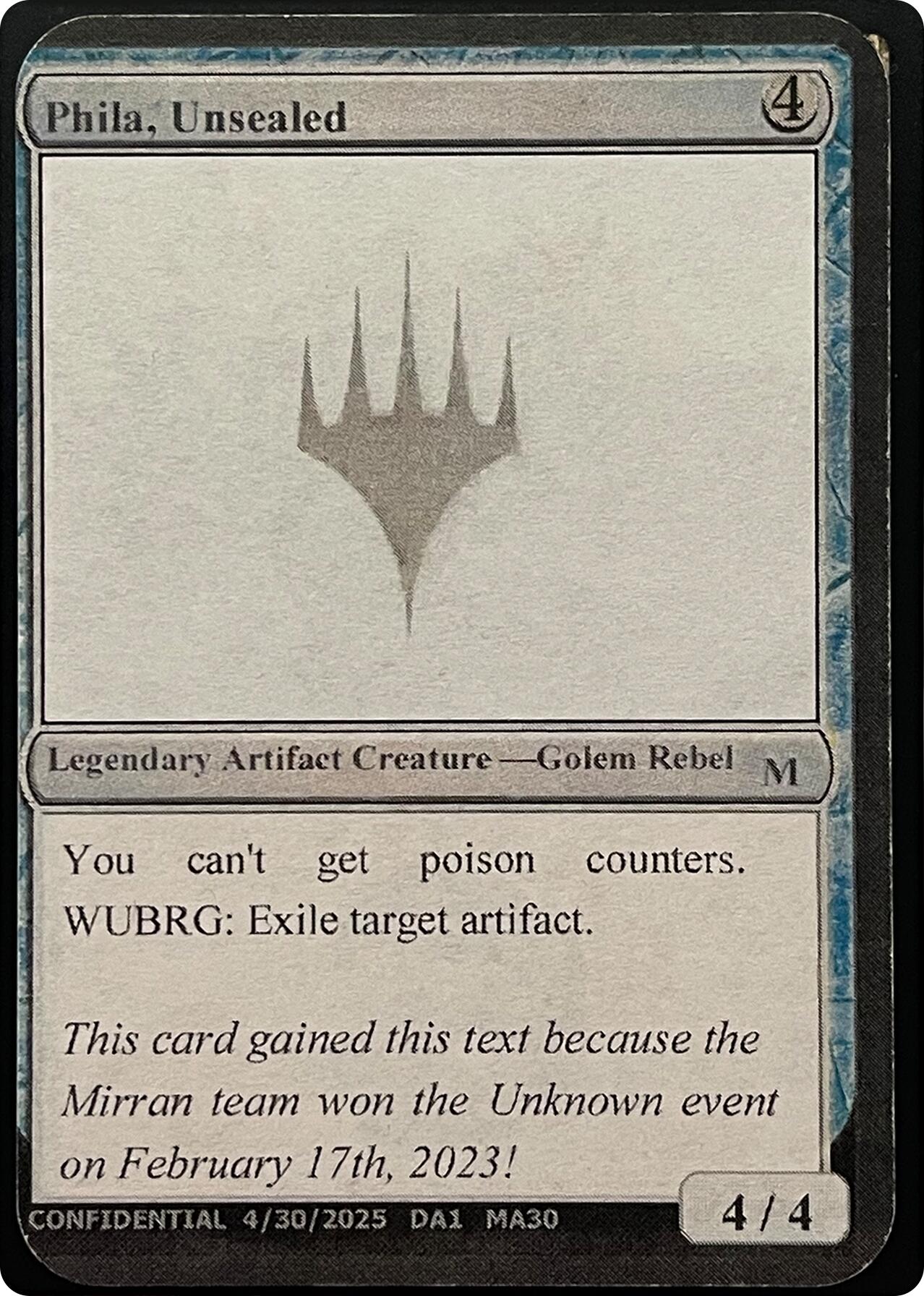 Phila, Unsealed (Reprint) [Unknown Event] | Cracking-Singles