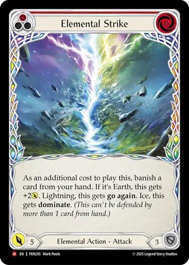 Elemental Strike [PEN205] (Compendium of Rathe) | Cracking-Singles