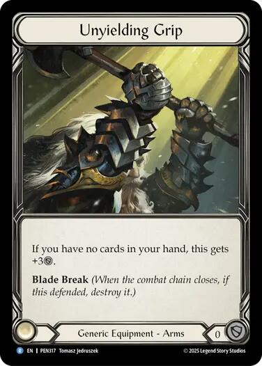 Unyielding Grip [PEN317] (Compendium of Rathe) | Cracking-Singles