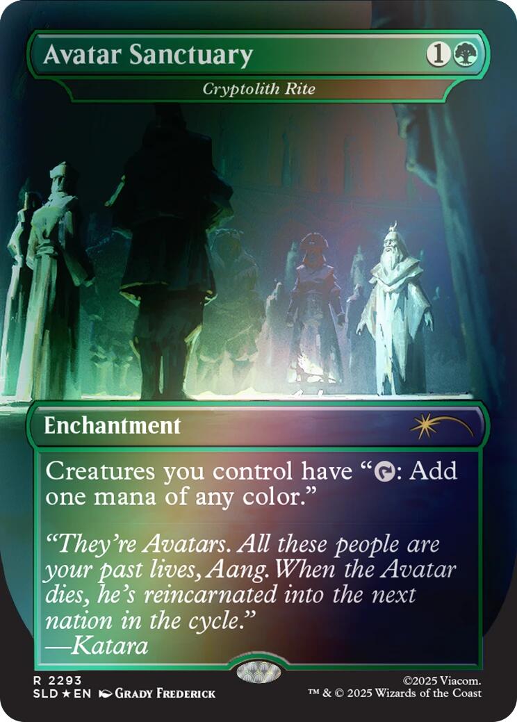 Avatar Sanctuary - Cryptolith Rite (Rainbow Foil) [Secret Lair Drop Series] | Cracking-Singles