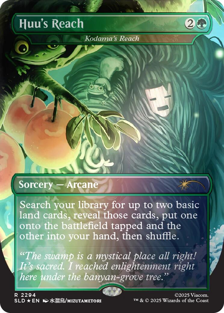 Huu's Reach - Kodama's Reach (Rainbow Foil) [Secret Lair Drop Series] | Cracking-Singles