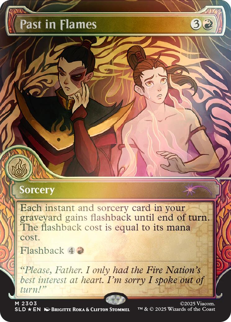 Past in Flames (Rainbow Foil) [Secret Lair Drop Series] | Cracking-Singles