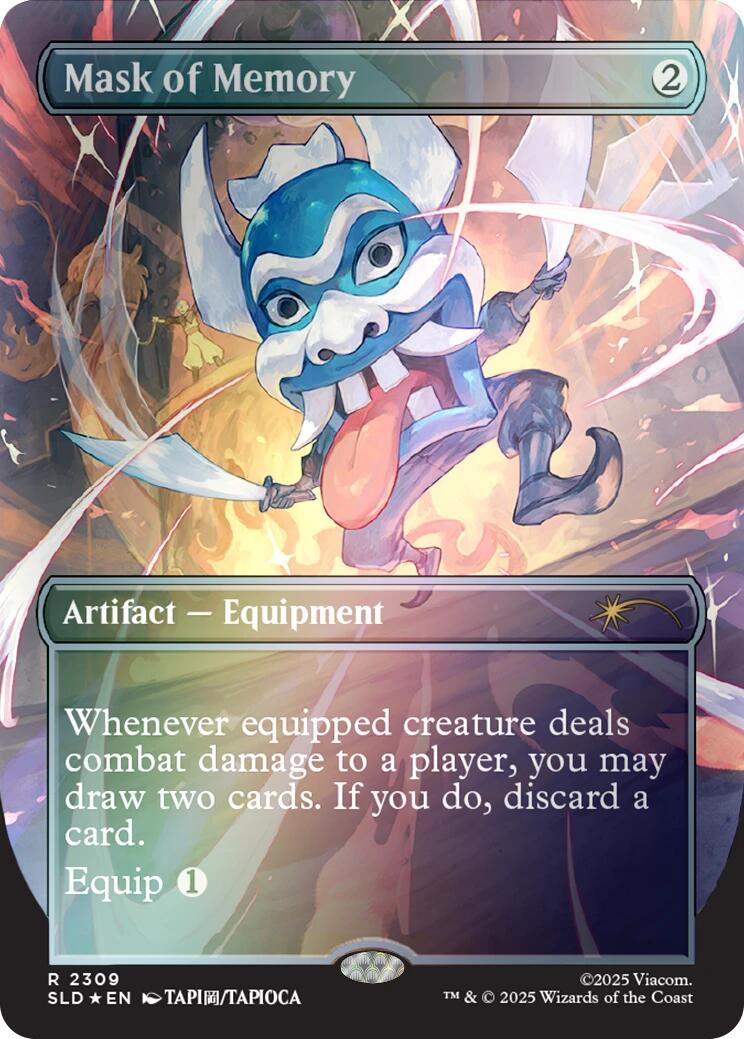 Mask of Memory (Rainbow Foil) [Secret Lair Drop Series] | Cracking-Singles