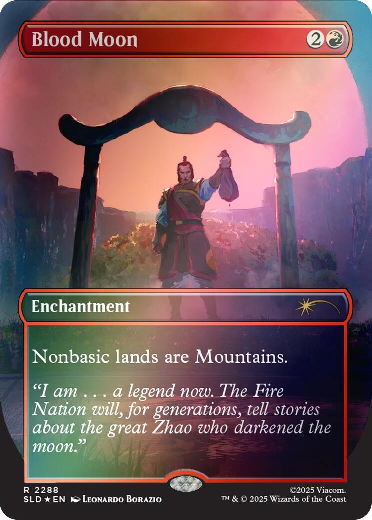 Blood Moon (Rainbow Foil) [Secret Lair Drop Series] | Cracking-Singles