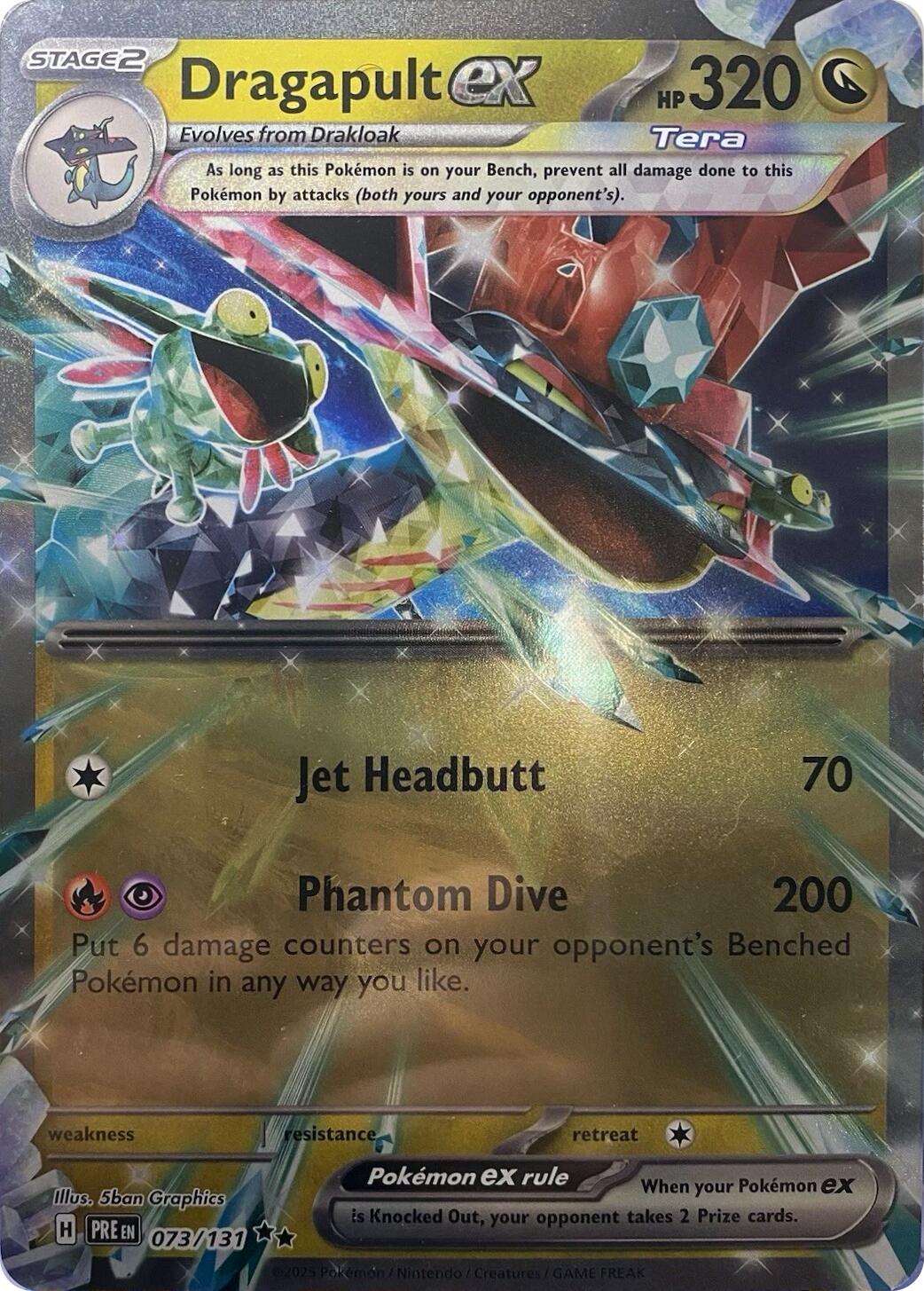 Dragapult ex (073/131) (Jumbo Card) [Scarlet & Violet: Prismatic Evolutions] | Cracking-Singles