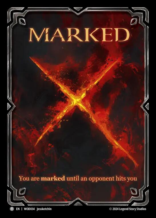 Marked [WOD034] (The Hunted Arakni, Web of Deceit Blitz Deck) | Cracking-Singles