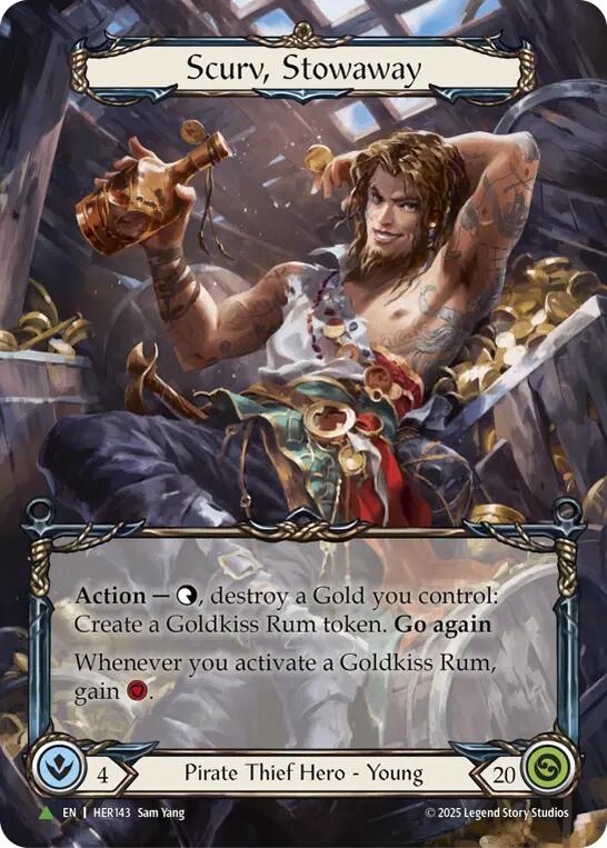 Scurv, Stowaway [HER143] (Promo)  Cold Foil | Cracking-Singles
