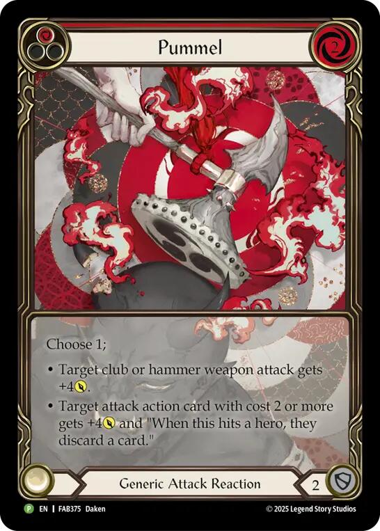 Pummel [FAB375] (Promo)  Rainbow Foil | Cracking-Singles