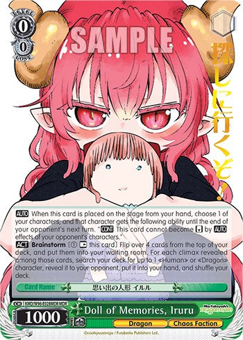 Doll of Memories, Iruru [Miss Kobayashi's Dragon Maid] | Cracking-Singles