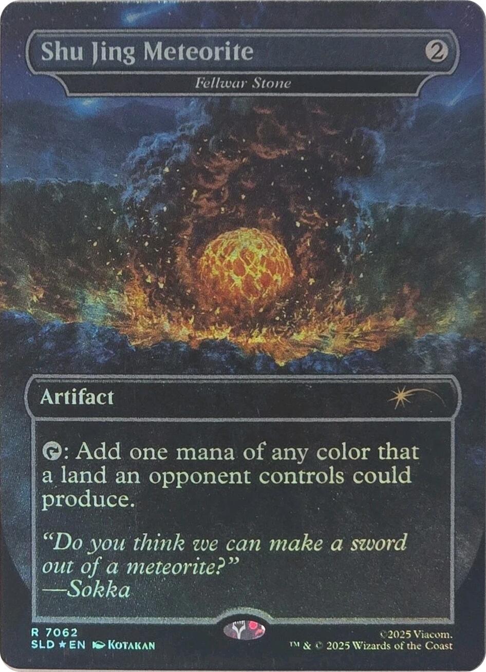 Shu Jing Meteorite - Fellwar Stone (Rainbow Foil) [Secret Lair Drop Series] | Cracking-Singles