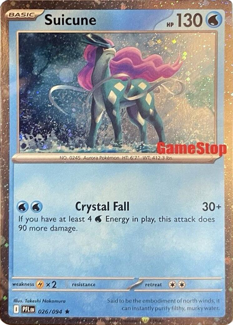 Suicune (024/131) (Cosmos Holo) (GameStop Exclusive) [Miscellaneous Cards] | Cracking-Singles