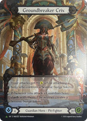 Groundbreaker Crix [HER155] (Promo)  Cold Foil | Cracking-Singles
