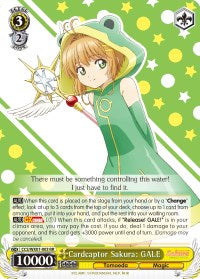 Cardcaptor Sakura: GALE (CCS/WX01-003 RR) [Cardcaptor Sakura: Clear Card] | Cracking-Singles