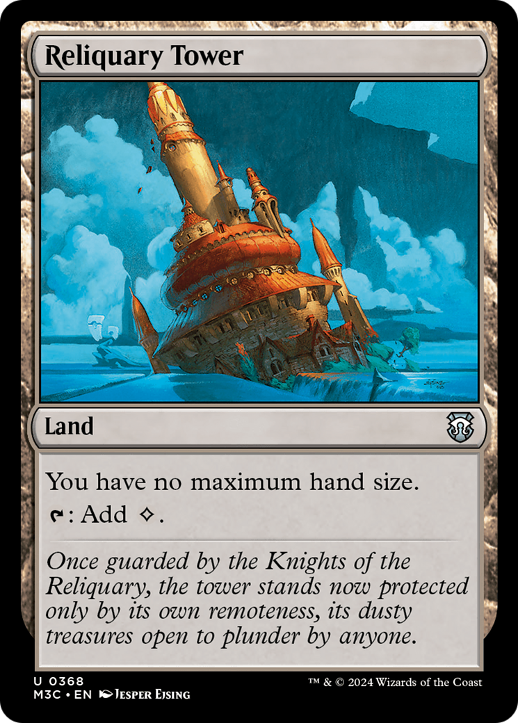 Reliquary Tower (Ripple Foil) [Modern Horizons 3 Commander] | Cracking-Singles