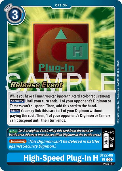 High-Speed Plug-In H [ST22-09] [Starter Deck: Amethyst Mandala Advanced Deck Set Release Event Cards] | Cracking-Singles