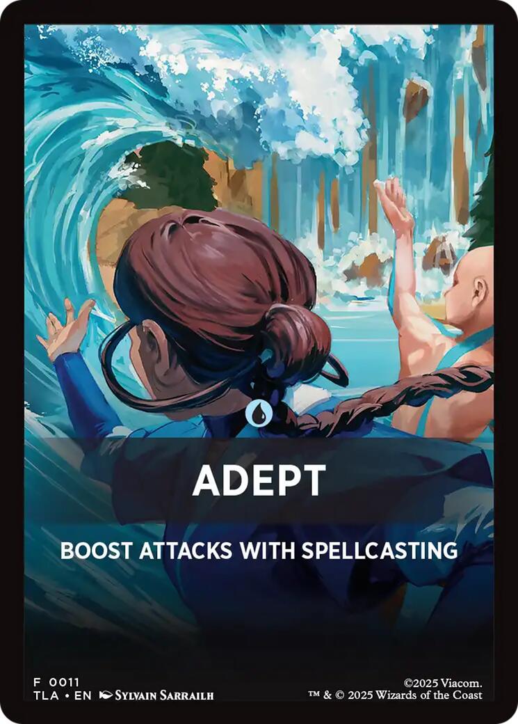 Adept Theme Card [Avatar: The Last Airbender Tokens] | Cracking-Singles