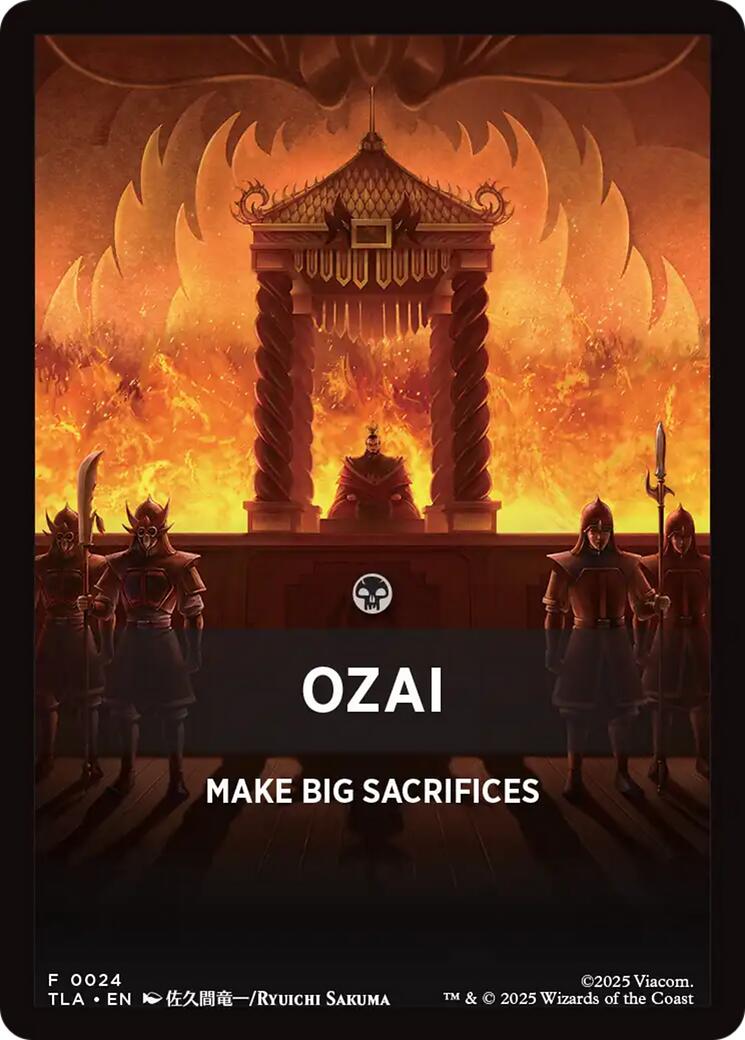 Ozai Theme Card [Avatar: The Last Airbender Tokens] | Cracking-Singles