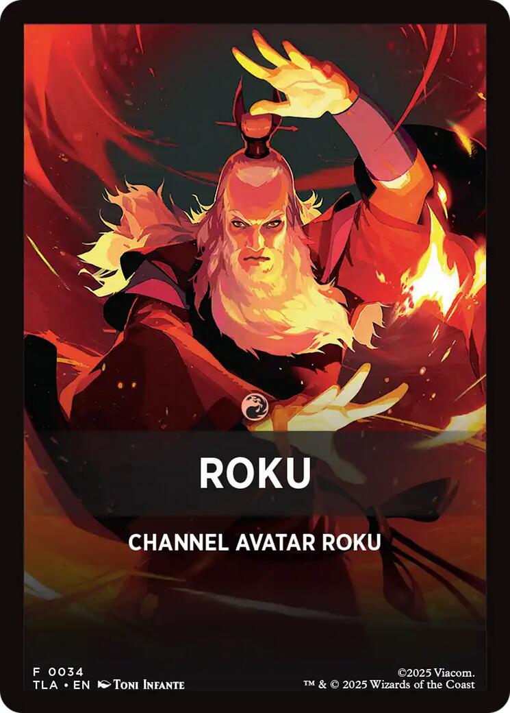 Roku Theme Card [Avatar: The Last Airbender Tokens] | Cracking-Singles