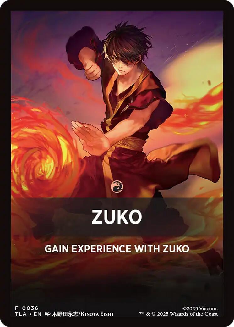Zuko Theme Card [Avatar: The Last Airbender Tokens] | Cracking-Singles