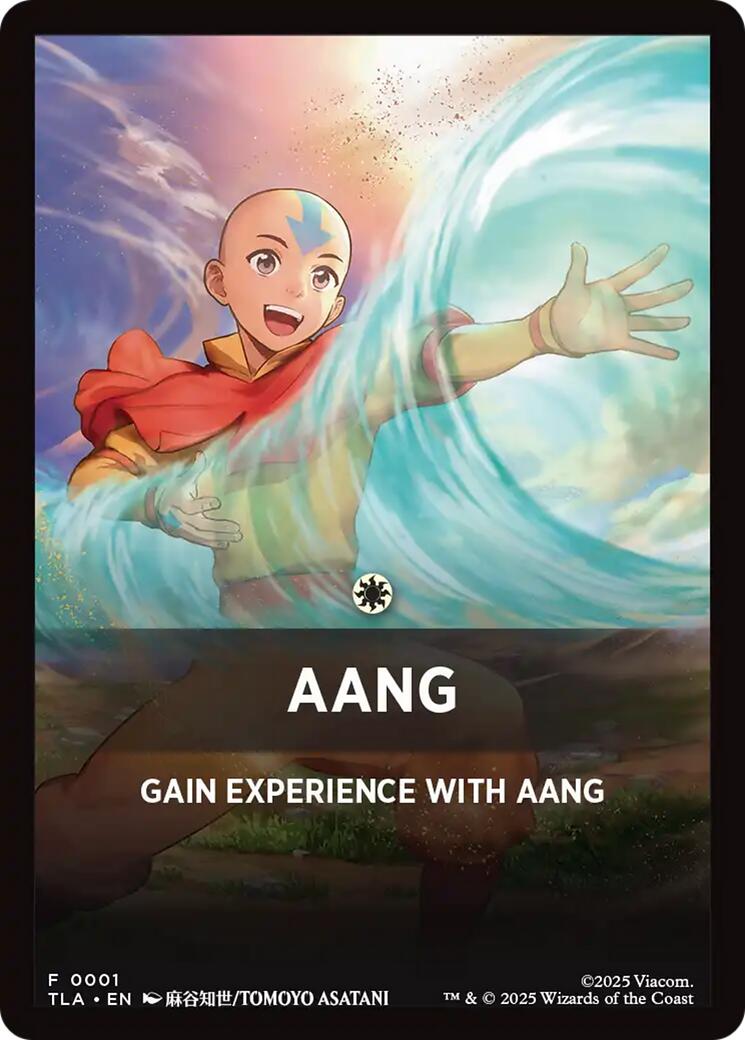 Aang Theme Card [Avatar: The Last Airbender Tokens] | Cracking-Singles