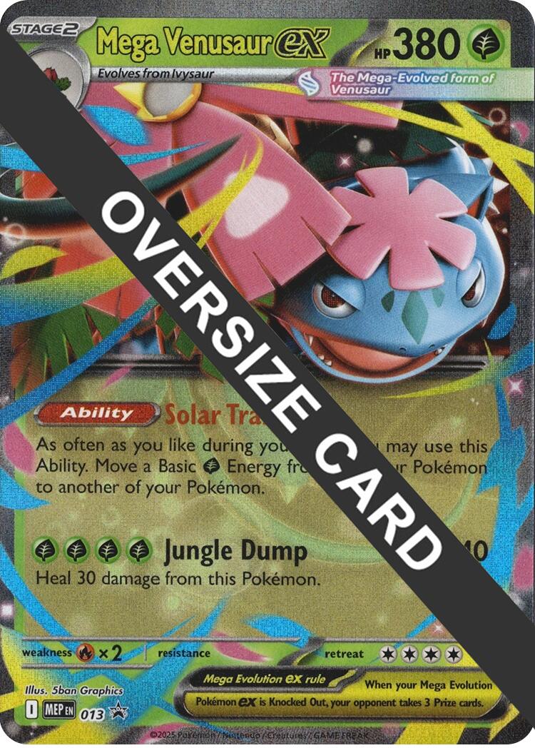 Mega Venusaur ex (013) (Jumbo) [Mega Evolution Promo] | Cracking-Singles