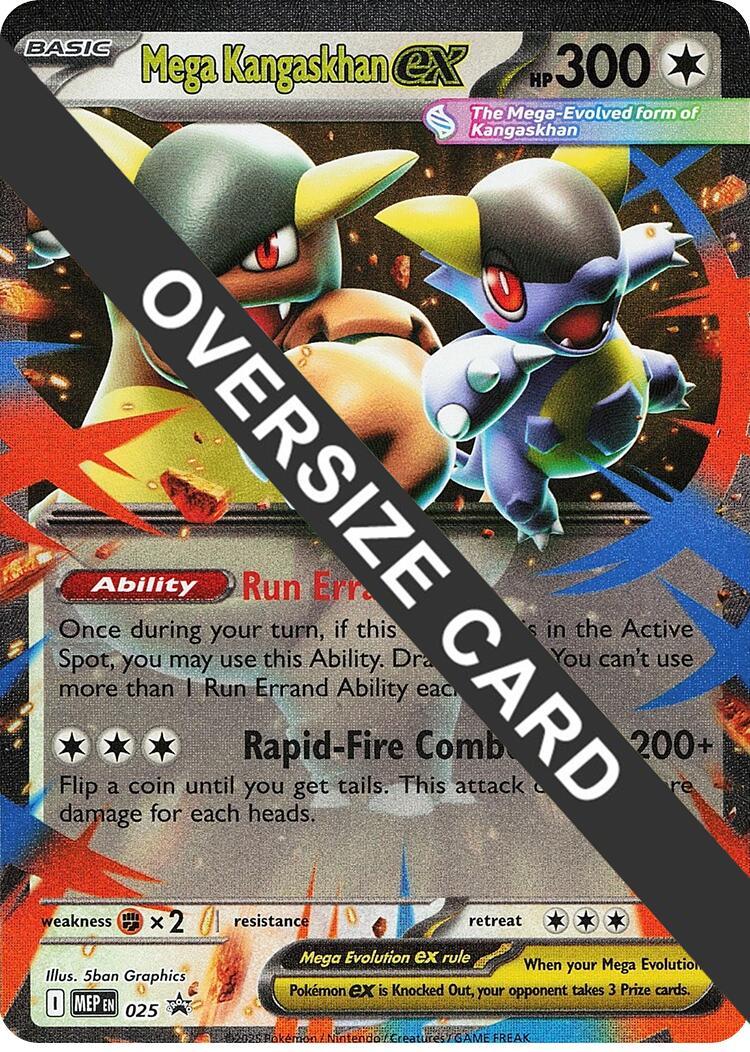 Mega Kangaskhan ex (025) (Jumbo Card) [Mega Evolution Promo] | Cracking-Singles