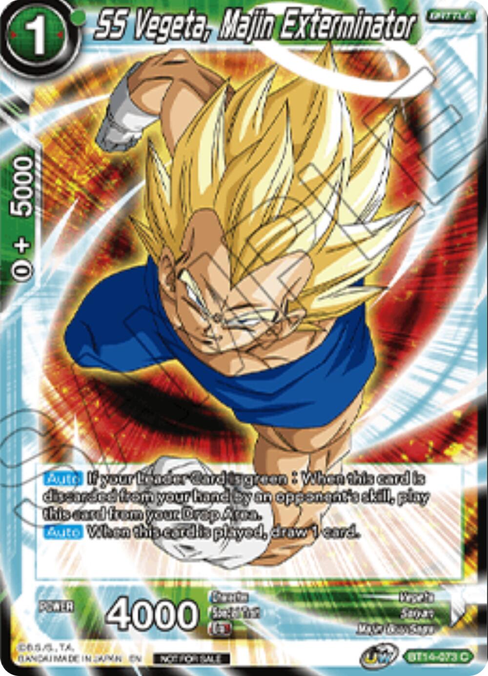 SS Vegeta, Majin Exterminator (Championship 2025 Finals Pack) (BT14-073) [Tournament Promotion Cards] | Cracking-Singles