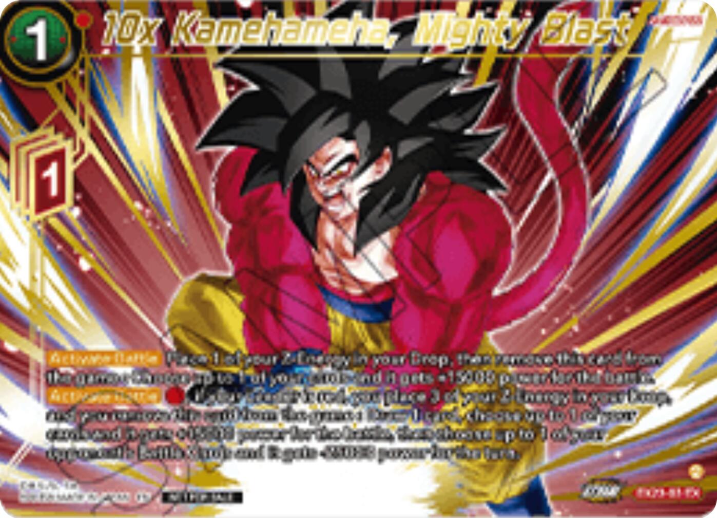 10x Kamehameha, Mighty Blast (Championship 2025 Finals Premium Pack) (EX28-03) [Tournament Promotion Cards] | Cracking-Singles
