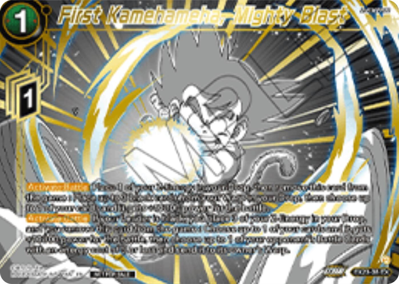 First Kamehameha, Mighty Blast (Championship 2025 Finals Premium Pack) (EX23-38) [Tournament Promotion Cards] | Cracking-Singles